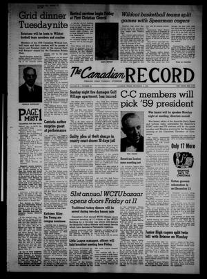 The Canadian Record (Canadian, Tex.), Vol. 69, No. 49, Ed. 1 Thursday, December 4, 1958