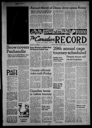 The Canadian Record (Canadian, Tex.), Vol. 70, No. 1, Ed. 1 Thursday, January 1, 1959
