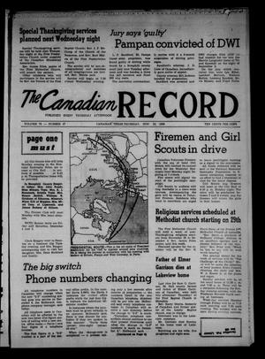 The Canadian Record (Canadian, Tex.), Vol. 70, No. 47, Ed. 1 Thursday, November 19, 1959