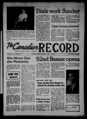 The Canadian Record (Canadian, Tex.), Vol. 70, No. 49, Ed. 1 Thursday, December 3, 1959