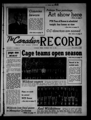 The Canadian Record (Canadian, Tex.), Vol. 71, No. 46, Ed. 1 Thursday, November 17, 1960