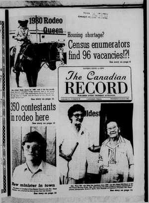 The Canadian Record (Canadian, Tex.), Vol. 91, No. 28, Ed. 1 Thursday, July 10, 1980