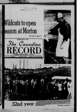 The Canadian Record (Canadian, Tex.), Vol. 91, No. 36, Ed. 1 Thursday, September 4, 1980