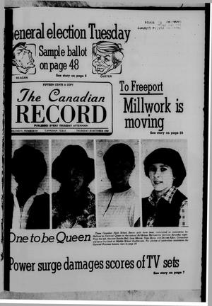 The Canadian Record (Canadian, Tex.), Vol. 91, No. 44, Ed. 1 Thursday, October 30, 1980