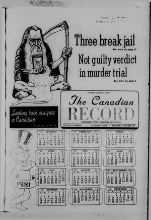 The Canadian Record (Canadian, Tex.), Vol. 92, No. 1, Ed. 1 Thursday, January 1, 1981