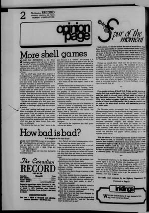 The Canadian Record (Canadian, Tex.), Vol. 92, No. 3, Ed. 1 Thursday, January 15, 1981