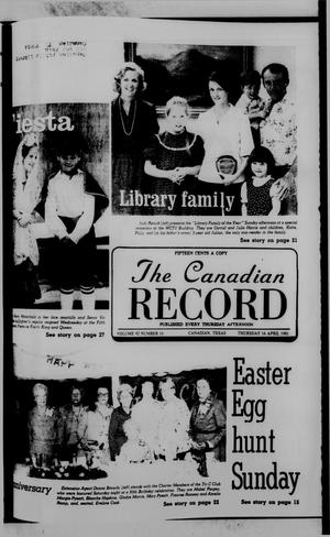 The Canadian Record (Canadian, Tex.), Vol. 92, No. 16, Ed. 1 Thursday, April 16, 1981
