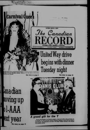 The Canadian Record (Canadian, Tex.), Vol. 92, No. 45, Ed. 1 Thursday, November 5, 1981