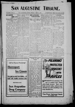 San Augustine Tribune. (San Augustine, Tex.), Vol. 5, No. 13, Ed. 1 Friday, June 6, 1913