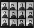 Primary view of [Contact sheet for Lillie Abercrombie portraits]