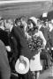 Photograph: [The Kennedys and John Connally greeting local dignitaries at Love Fi…