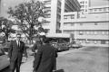 Thumbnail image of item number 1 in: '[Dallas Police Officer H.B. McLain outside of Parkland Hospital]'.