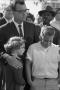Primary view of [Man and children reacting to news of President Kennedy's death]