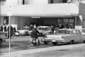 Thumbnail image of item number 1 in: '[Hearse at Parkland Hospital]'.