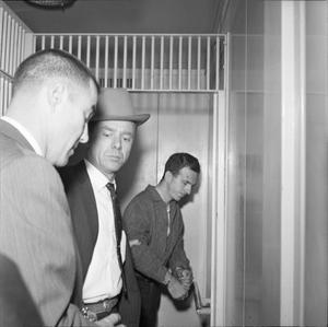 [Lee Harvey Oswald at Dallas Police headquarters on November 22, 1963]