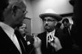 Thumbnail image of item number 1 in: '[Tom Howard speaking to reporters at the Dallas Police Department]'.