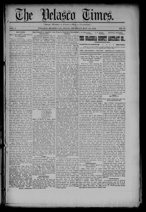 Primary view of object titled 'The Velasco Times (Velasco, Tex.), Vol. 1, No. 37, Ed. 1 Thursday, May 26, 1892'.