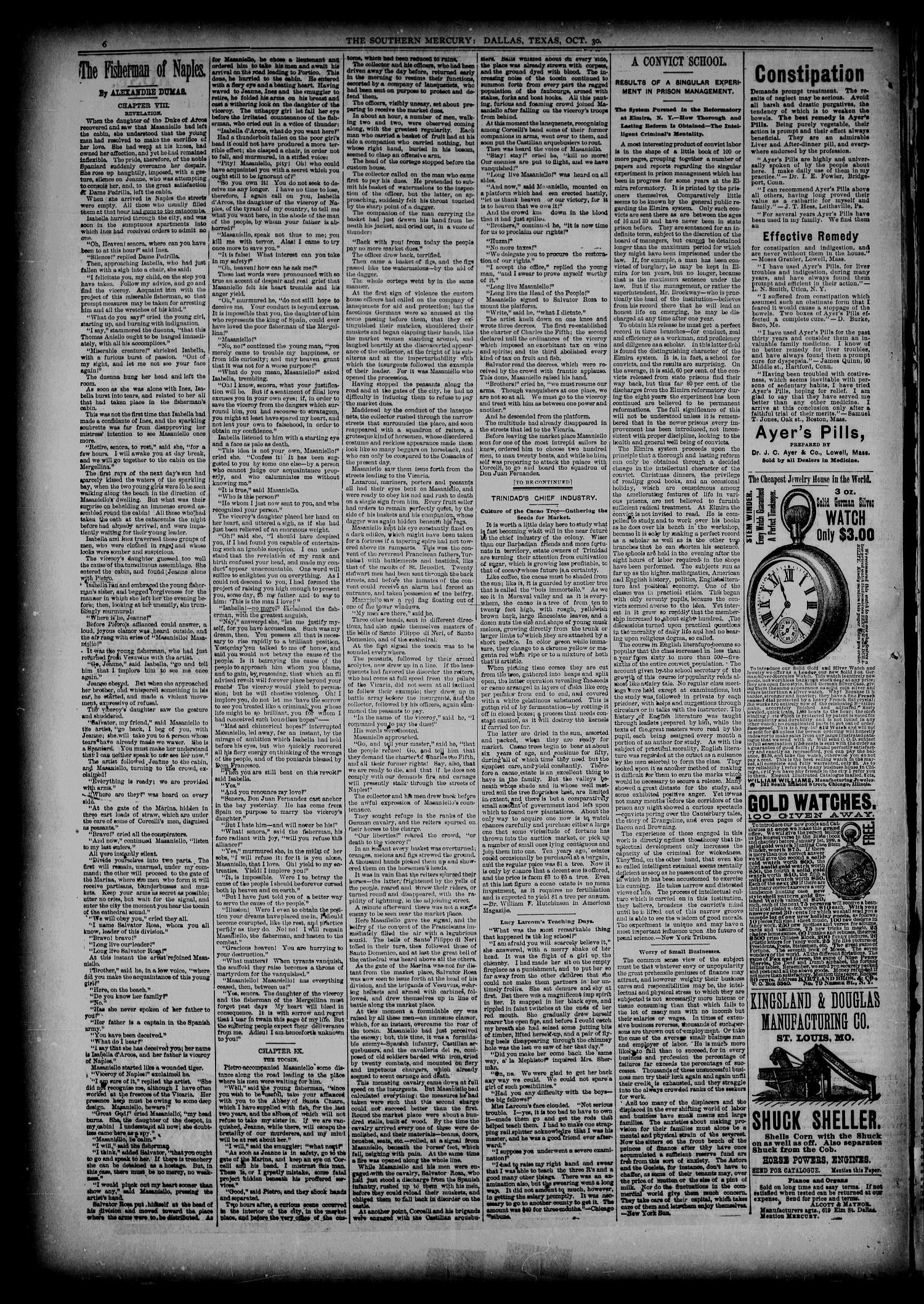 The Southern Mercury (Dallas, Tex.), Vol. 7, No. 44, Ed. 1 Tuesday, October 30, 1888
                                                
                                                    [Sequence #]: 6 of 8
                                                