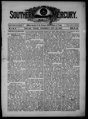 The Southern Mercury. (Dallas, Tex.), Vol. 10, No. 43, Ed. 1 Thursday, October 22, 1891