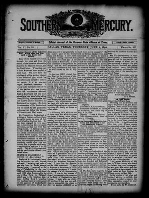 The Southern Mercury. (Dallas, Tex.), Vol. 11, No. 22, Ed. 1 Thursday, June 2, 1892