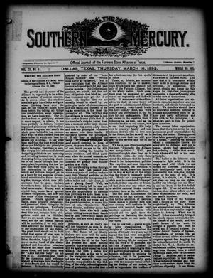 The Southern Mercury. (Dallas, Tex.), Vol. 12, No. 11, Ed. 1 Thursday, March 16, 1893