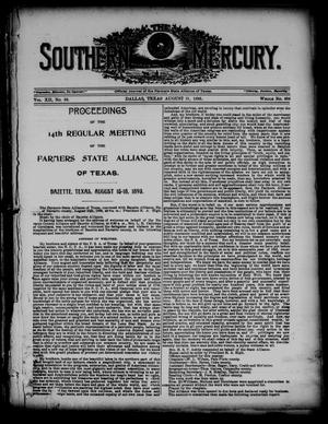 The Southern Mercury. (Dallas, Tex.), Vol. 12, No. 35, Ed. 1 Thursday, August 31, 1893