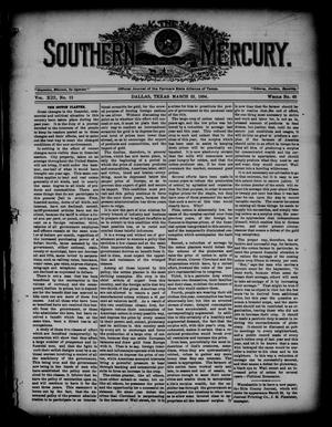 The Southern Mercury. (Dallas, Tex.), Vol. 13, No. 12, Ed. 1 Thursday, March 22, 1894