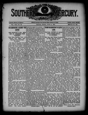 Primary view of The Southern Mercury. (Dallas, Tex.), Vol. 13, No. 23, Ed. 1 Thursday, June 14, 1894