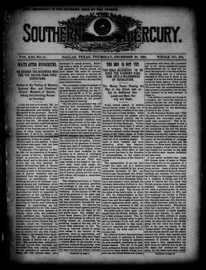The Southern Mercury. (Dallas, Tex.), Vol. 13, No. 51, Ed. 1 Thursday, December 20, 1894