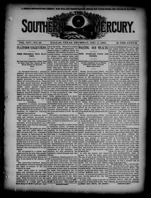 The Southern Mercury. (Dallas, Tex.), Vol. 14, No. 49, Ed. 1 Thursday, December 5, 1895
