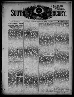 The Southern Mercury. (Dallas, Tex.), Vol. 16, No. 7, Ed. 1 Thursday, February 18, 1897