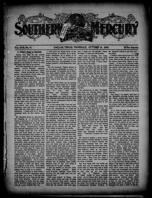Southern Mercury. (Dallas, Tex.), Vol. 17, No. 41, Ed. 1 Thursday, October 13, 1898