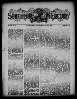 Southern Mercury. (Dallas, Tex.), Vol. 19, No. 11, Ed. 1 Thursday, March 16, 1899