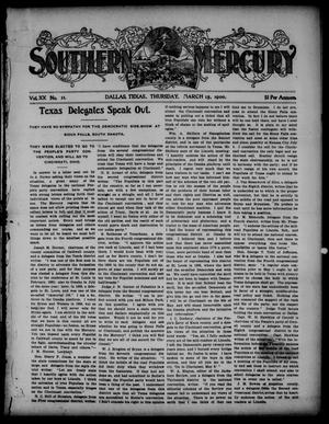 Southern Mercury. (Dallas, Tex.), Vol. 20, No. 11, Ed. 1 Thursday, March 15, 1900