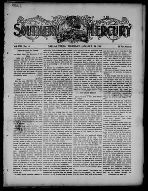 Southern Mercury. (Dallas, Tex.), Vol. 21, No. 4, Ed. 1 Thursday, January 24, 1901