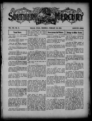 Southern Mercury. (Dallas, Tex.), Vol. 21, No. 9, Ed. 1 Thursday, February 28, 1901