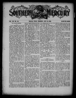 Southern Mercury. (Dallas, Tex.), Vol. 21, No. 29, Ed. 1 Thursday, July 18, 1901