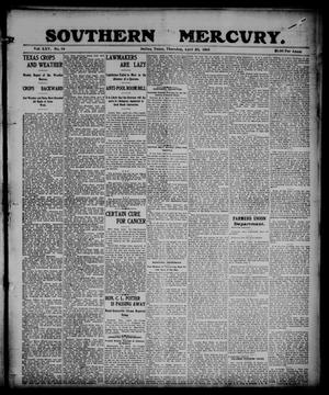 Southern Mercury. (Dallas, Tex.), Vol. 25, No. 16, Ed. 1 Thursday, April 20, 1905