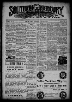 The Southern Mercury, Texas Farmers' Alliance Advocate. (Dallas, Tex.), Vol. 8, No. 31, Ed. 1 Thursday, August 1, 1889