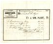 Primary view of [Undertaker's receipt, December 21, 1861]