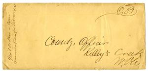 Primary view of object titled '[Envelope for the Commanding Officer]'.