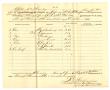 Text: [List of stores received from Lieutenant W. D. Halfmann, October 31, …