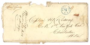 Primary view of object titled '[Envelope of official business to Captain Hamilton K. Redway, May 15, no year]'.