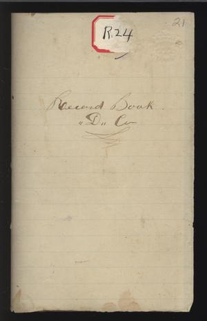 Primary view of object titled '[Recend Book of Co. D]'.