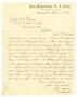 Letter: [Letter to Capt. H K. Redway, May 15, 1865]