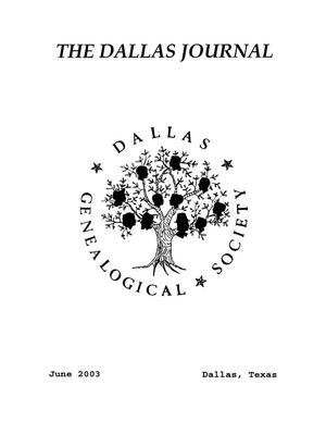 The Dallas Journal, Volume 49, 2003