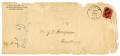 Thumbnail image of item number 1 in: '[Envelope for letter from The First National Bank to Levi Perryman, April 4, 1911]'.
