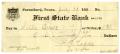 Primary view of [Check from Mrs. H.B. Caddell to Willie Orwell, July 25, 1921]