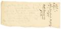 Thumbnail image of item number 2 in: '[Receipt from John Scanland to W.A. Morris, December 2, 1878]'.