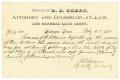 Primary view of [Receipt of W. A. Morris, February 23, 1880]